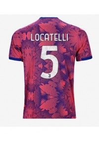 Juventus Manuel Locatelli #5 Voetbaltruitje 3e tenue 2022-23 Korte Mouw